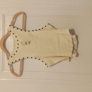 NWT We The Free Studded Distressed Tank Top